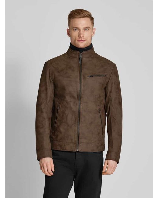 Tom Tailor Regular Fit Jacke in Brown für Herren