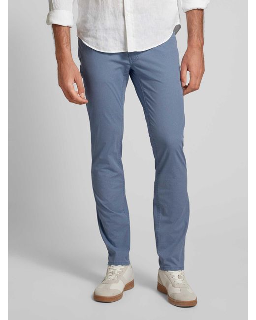 Brax Slim Fit Jeans im 5-Pocket-Design Modell 'CHUCK' in Blue für Herren