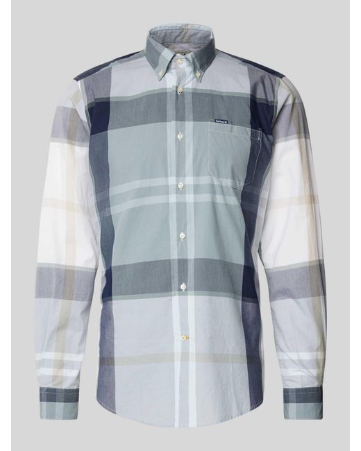 Barbour Vrijetijdsoverhemd Met Knoopsluiting in het Blue voor heren