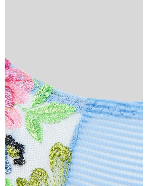 Marie Jo String Met Kant in het Blue