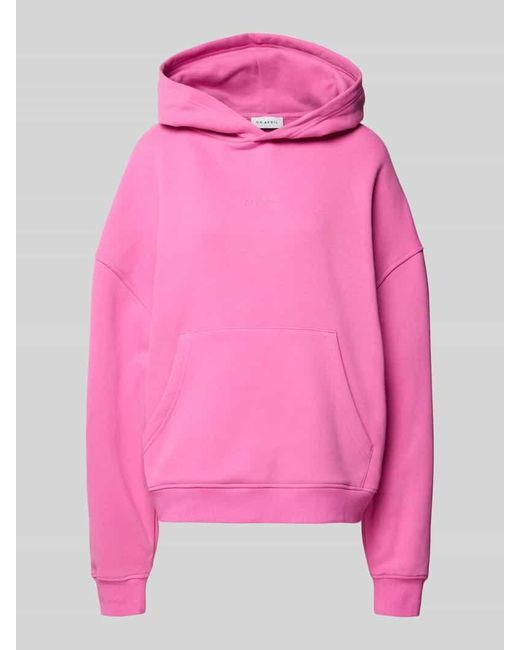 Oh April Pink Hoodie mit rückseitigem Motiv-Print Modell 'Nostalgia Heart'