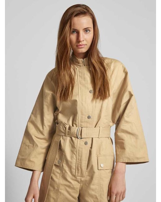Weekend by Maxmara Natural Jumpsuit Mit Stehkragen Modell 'Fasto'