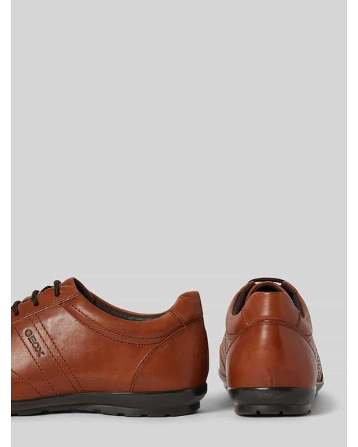 Geox Derby mit Label-Detail Modell 'Symbol' in Brown für Herren