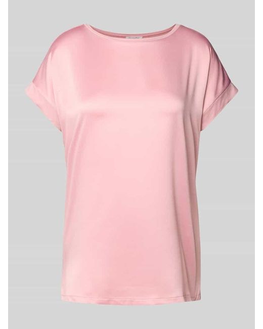 Christian Berg Women Pink T-Shirt mit Kappärmeln