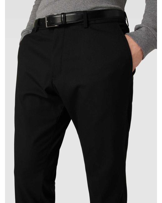 S.oliver Pantalon Met Steekzakken, Model 'Pure' in het Black voor heren