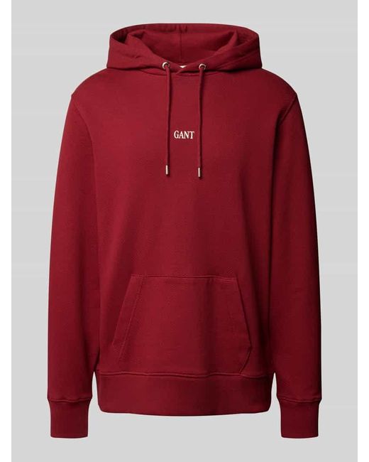 Gant Hoodie mit Kapuze in Red für Herren