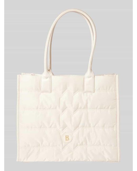 Bogner Natural Handtasche mit Label-Detail Modell 'wallis'