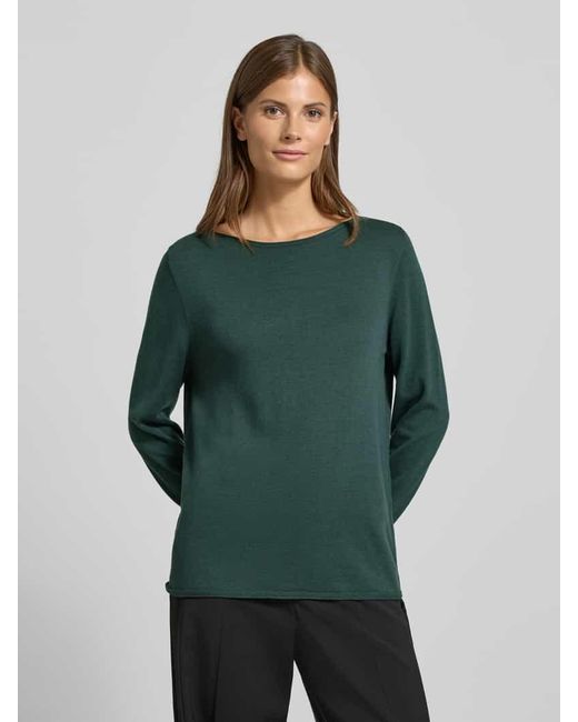 S.oliver Green Regular Fit Strickpullover aus Baumwoll-Viskose-Mix