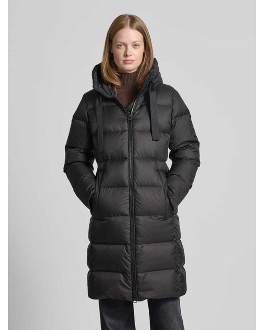 Marc O' Polo Black Regular Fit Daunenmantel mit Daunen-Feder-Füllung