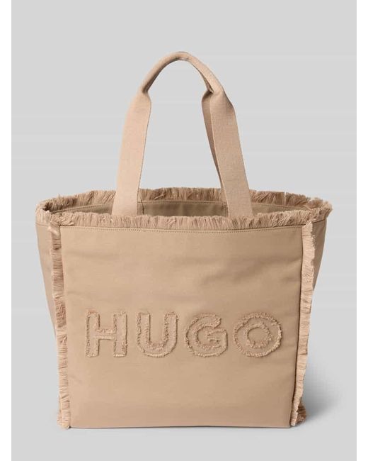 HUGO Natural Handtasche mit Fransen