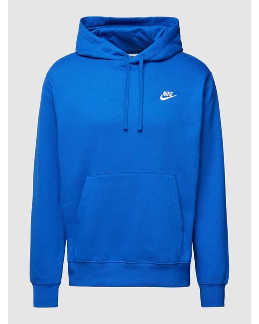 Nike Hoodie mit Label-Stitching Modell 'NSW CLUB' in Blue für Herren