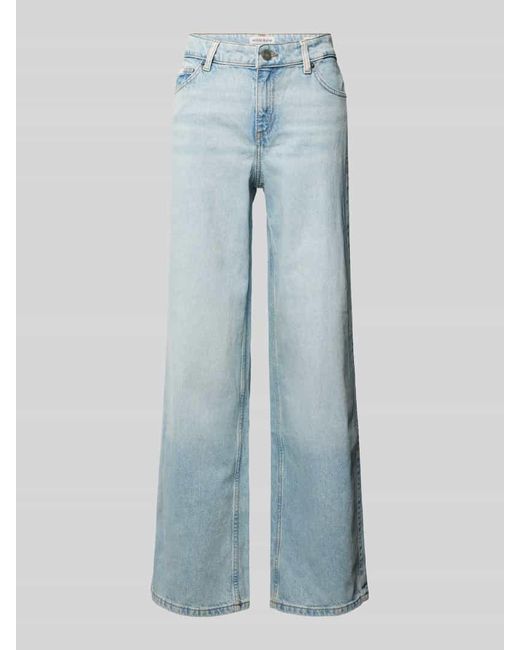 Guess Blue Wide Leg Jeans Im 5-Pocket-Design