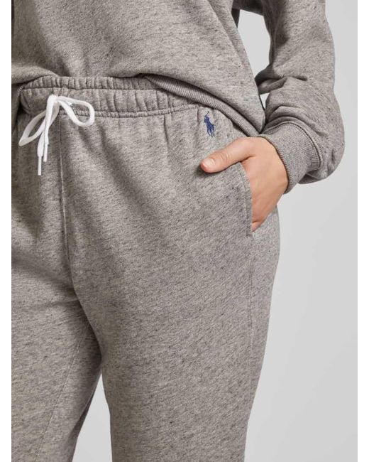 Polo Ralph Lauren Regular Fit Sweatpants mit Logo-Stitching in Gray für Herren