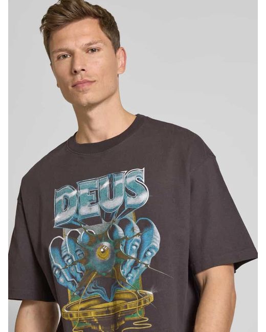 Deus Ex Machina T-Shirt mit Label-Print in Multicolor für Herren