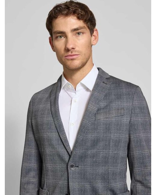 S.oliver Regular Fit Sakko Mit Viskose in Gray für Herren