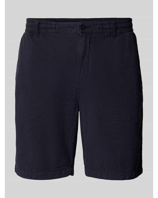 Gant Regular Fit Shorts Mit Strukturmuster in Blue für Herren