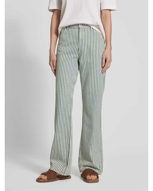 Mustang Blue Wide Leg Jeans Mit 5-Pocket-Design Modell 'Madison'