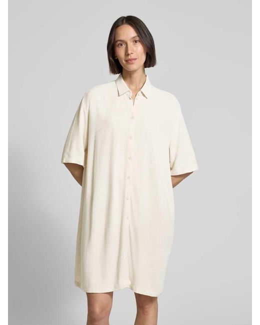 Jake*s Natural Knielanges Hemdblusenkleid mit 1/2-Arm
