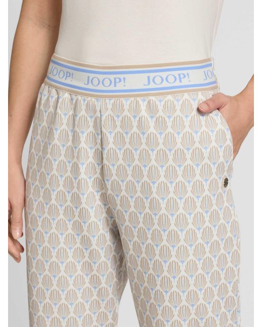 Joop! Sweatbroek Met Elastische Band in het White