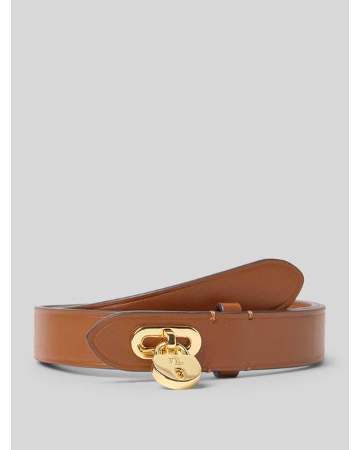 Ralph Lauren Leren Riem Met Pinsluiting in het Brown