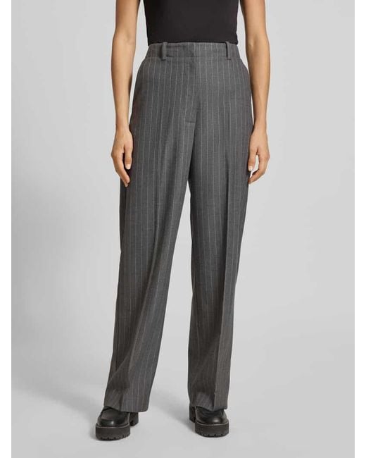 Tommy Hilfiger Gray Weite Hose mit Viskose-Anteil