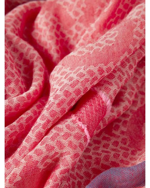 Codello Pink Schal mit Allover-Muster