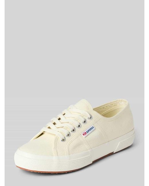 Superga Natural Sneaker mit Label-Detail Modell '2750 COTU CLASSIC'