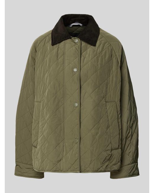 Weekend by Maxmara Gewatteerd Jack Met Strookzakken in het Green