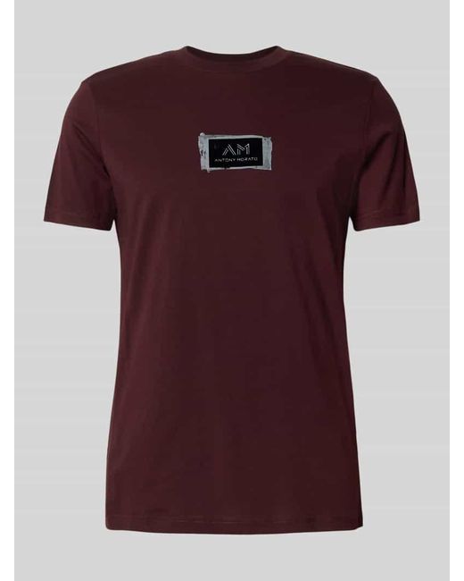 Antony Morato T-Shirt mit Label-Print in Red für Herren