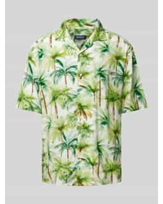 Mcneal Regular Fit Vrijetijdsoverhemd Met All-over Print in het Green voor heren