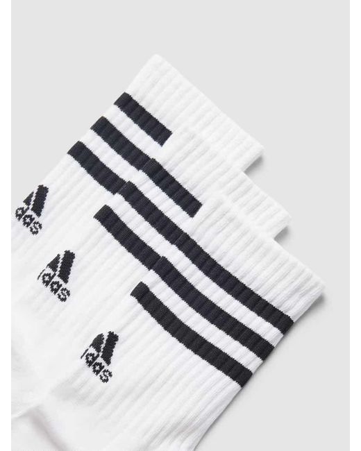 Adidas Gray Socken mit Label-Stitching im 3er-Pack