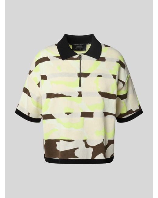 Marc Cain Gebreid Shirt Met Platte Kraag in het Green