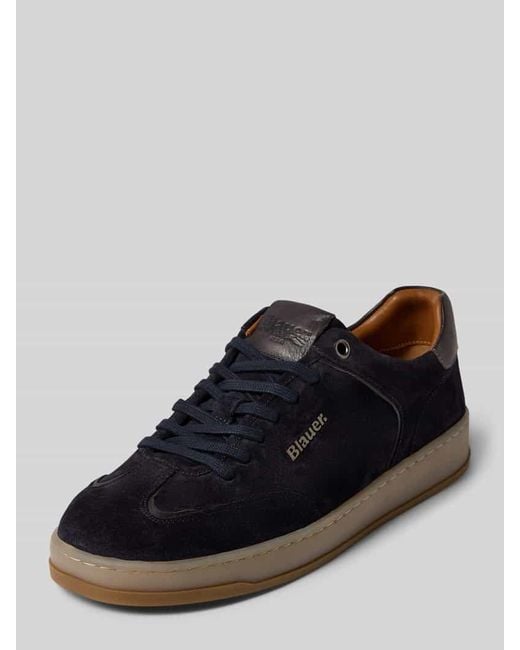 Blauer Usa Sneaker mit Schnürverschluss Modell 'FARRELL' in Blue für Herren