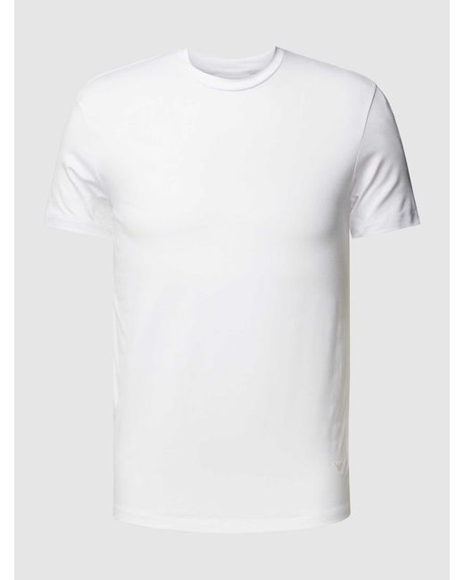 Emporio Armani T-shirt Met Ronde Hals in het White voor heren