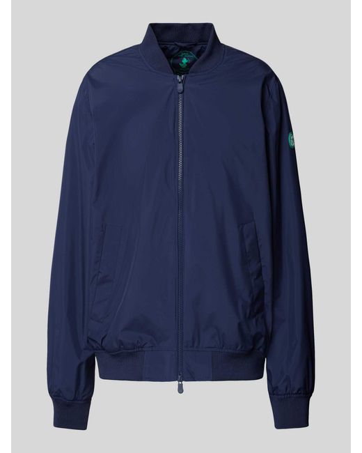 Save The Duck Bomberjack Met Steekzakken, Model 'Olen' in het Blue
