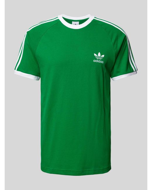 Adidas Originals T-Shirt mit Label-Stitching in Green für Herren
