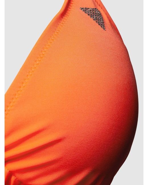 Guess Bikinitop Met Strass-steentjes in het Orange