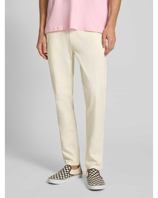 Jack & Jones Slim Fit Hose mit Eingrifftaschen Modell 'MARCO' in White für Herren