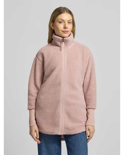 Didriksons Pink Fleecejacke mit Stehkragen Modell 'TOLA'
