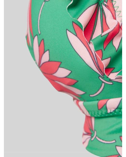 Shiwi Green Bikini-Oberteil mit Volants Modell 'Beau'