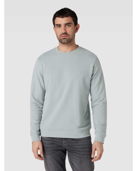 ARMEDANGELS Sweatshirt mit Label-Stitching Modell 'BAARO' in Gray für Herren
