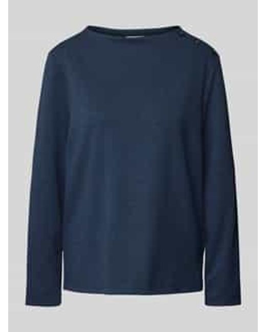 Tom Tailor Regular Fit Sweatshirt Met Viscose in het Blue
