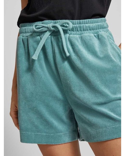 Marc O' Polo Blue Loose Fit Shorts mit elastischem Bund