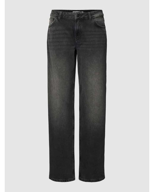 Review Gray Jeans mit Eingrifftaschen in unifarbenem Design