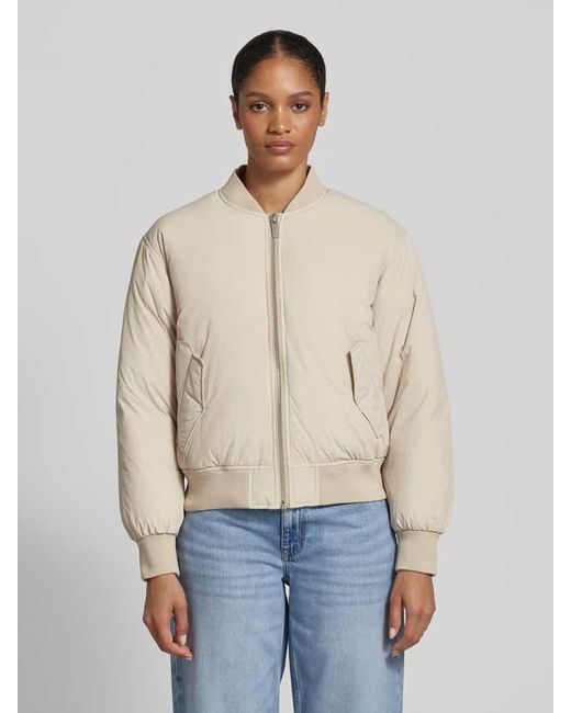SELECTED Natural Bomberjacke mit Pattentaschen Modell 'EMMA'