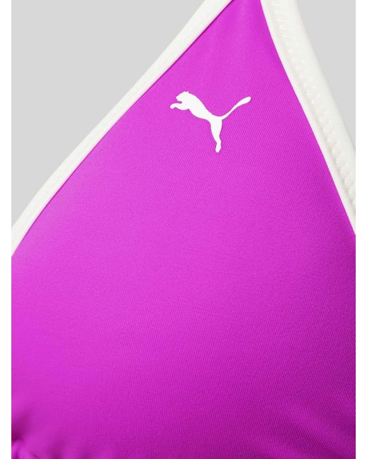 PUMA Bikinitop Met Logoprint in het Pink