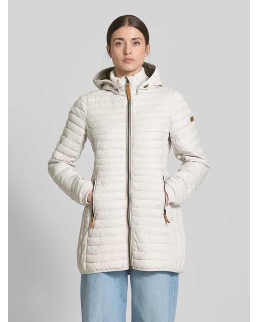Camel Active Natural Steppjacke Mit Reißverschlusstaschen