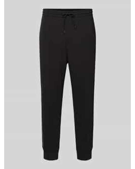Boss Regular Fit Sweatpants Van Katoenmix, Model 'Join Hadiko' in het Black voor heren