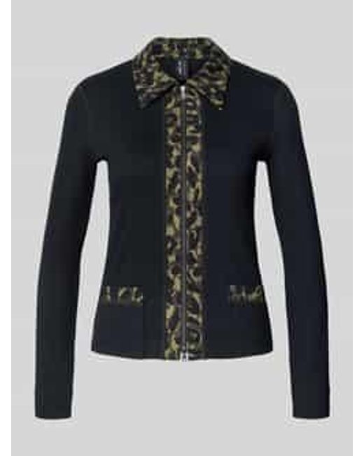 Marc Cain Cardigan Met Platte Kraag in het Black