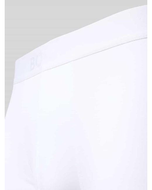 Boss Regular Fit Boxershorts aus Baumwoll-Mix im 3er-Pack in White für Herren